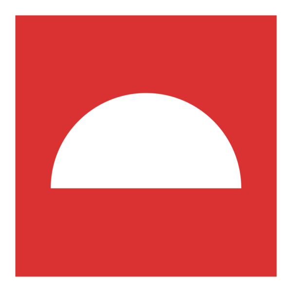 Skuren dekal med symbol för brand - brandpost